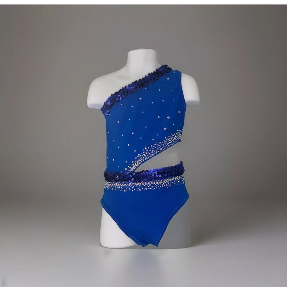 Kids Blue Sequin Costume One if a kind